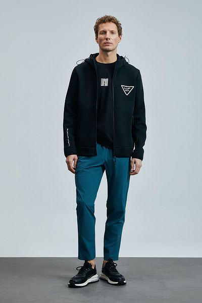 Lufian Μαύρο μπλουζάκι Deep Sweatshirt