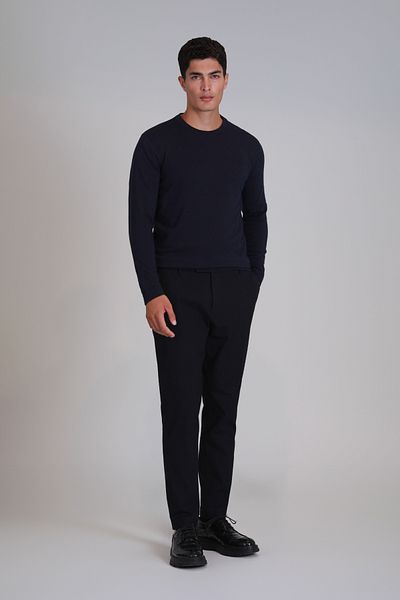 Lufian Ανδρικό πουλόβερ Navy Blue Stone