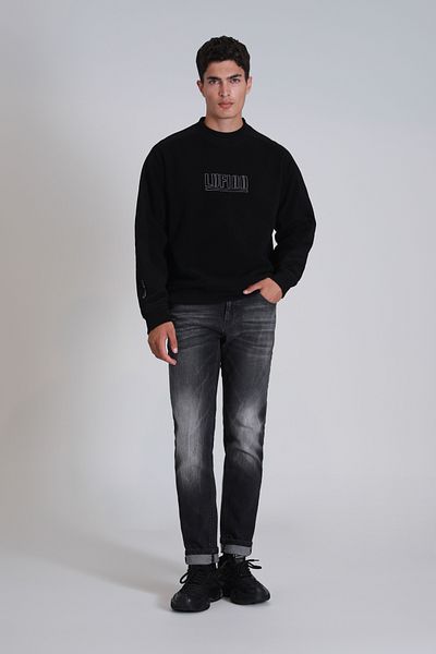 Lufian Thomas Smart Jean - Ανδρικό Slim Fit Grey παντελόνι