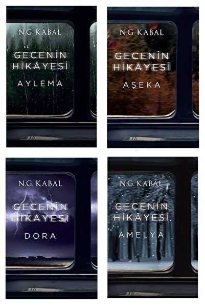 MARTI YAYINCILIK Gecenin Hikayesi 4 Kitap-amelya-aylema-aşeka-dora ( Ciltli)
