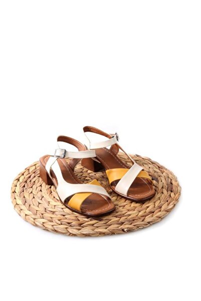 Papuçcity Frzn 02879 - Ženske sandale na petu širine 4,5 cm
