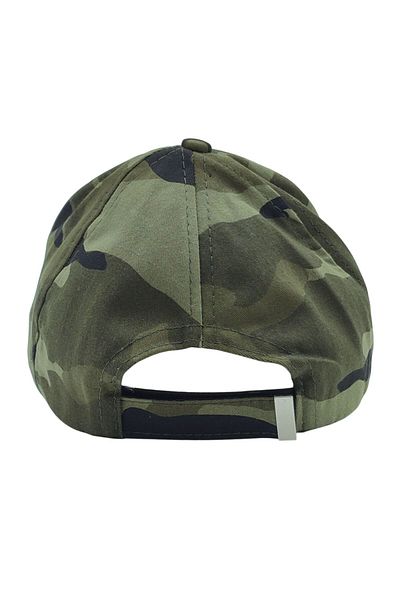 AXE SPORTSWEAR Camouflage Pattern Adjustable Military Cap Hat with Velcro on the Back Hunter Fisherman Hat