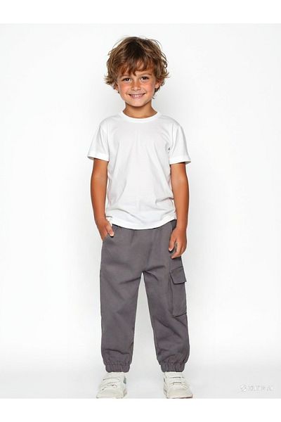 minipanda Comfortable Cotton Children's Cargo Pants