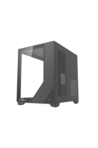 Strong Shadow Siyah 3x 120mm ARGB Fanlı mATX Akvaryum Gaming Bilgisayar Kasası (Powersız)