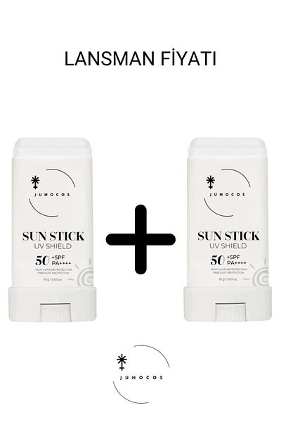 Junocos Sun Cream 50 Spf 2-Pack Stick - Sun Stick (2 Pcs)