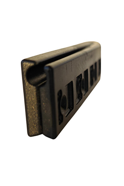 Tor Marine Şişme Bot Oturak Kızak Aparatı - 2 Çift - Siyah