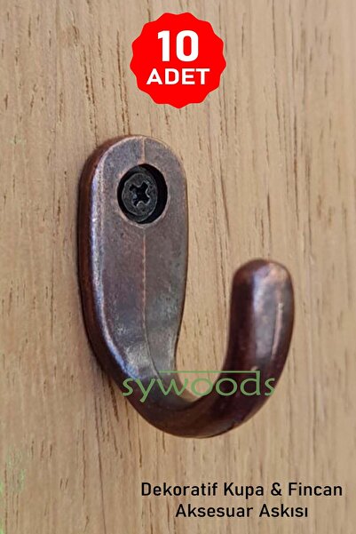 sywoods Velika šolja, bižuterija, dekorativna vješalica, oksid, 10 komada