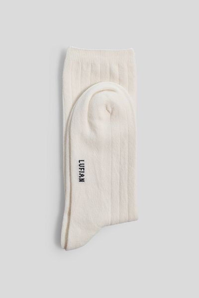 Lufian Kord Women's Socks Ecru