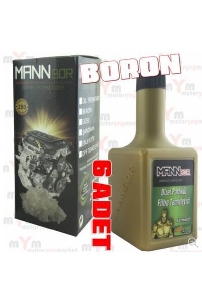 MANNBOR Dpf Dizel Partikül Filtre Temizleyici Katkı 250ml 6 Adet
