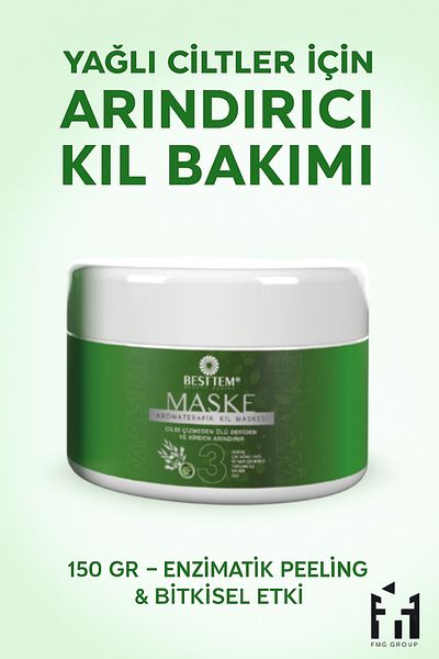 BESTTEM Aromatherapy Clay Mask (OILY SKIN TYPE-150GR)