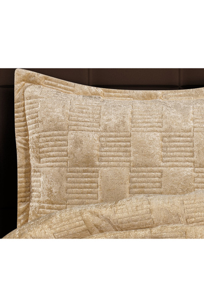 GOLDROOM RANYA KADİFE TEK KİŞİLİK YATAK ÖRTÜSÜ