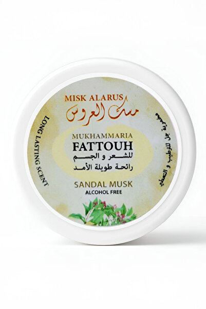 MUSK AL TAHARA Sandal Misk muhmariya (Eller, yüz, saç.Nemlendirici ve parfüml...