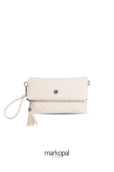 MORCA Women's Clutch Portfolio Bag with Long Strap