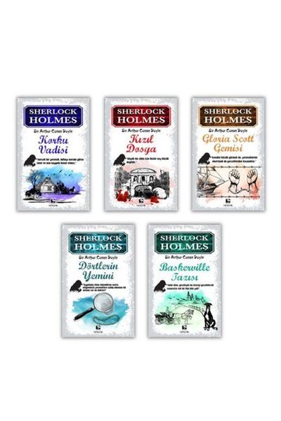 Çınaraltı Yayınları Sherlock Holmes مجموعة الكتب الخمسة الأكثر قراءة