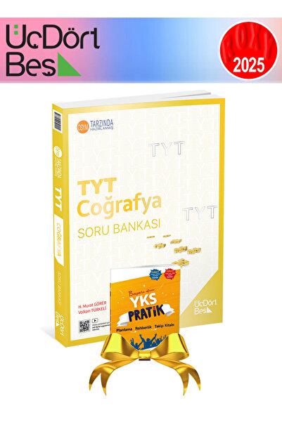 Üç Dört Beş Yayıncılık * Yeni Baskı* 345 Yayınları Tyt Coğrafya Soru Bankası