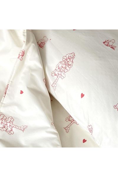 Zezig Winnie - Red Baby Duvet Cover Set