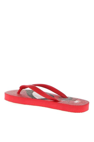Gigi Men's Red Beach Slippers