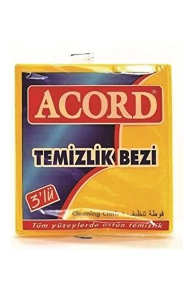 Acord 3 Πακέτα κίτρινων πανιών καθαρισμού