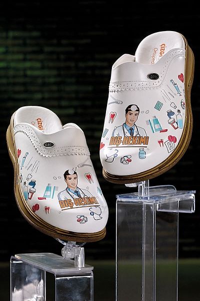 ÇİZGİ MEDİKAL Ανδρικά Vivacolor Profession Sabo Slippers-Οδοντίατρος