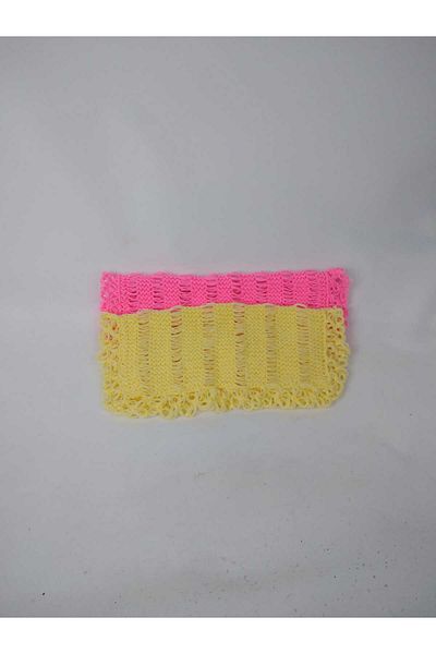 RELYA Hand Knitted Soft 2 Pieces Square Wool Bath Loofah Gift Dowry Daily 42 *42 cm 100% Acrylic