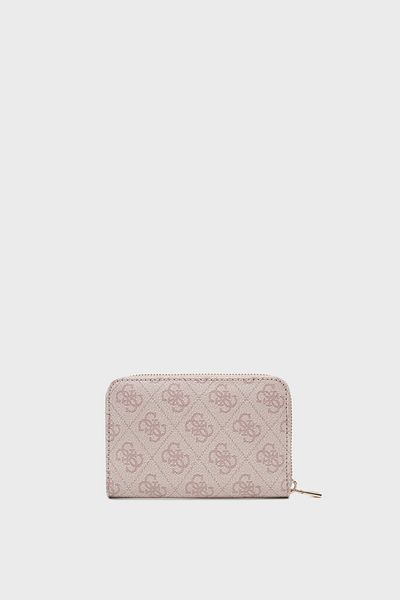 Guess ZAMIRA SLG MEDIUM ZIP AROUND Γυναικείο ροζ πορτοφόλι SWSG9629140-OCL
