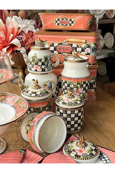 ROSSEV Paradise Enamel Kitchen Set 13 Pieces