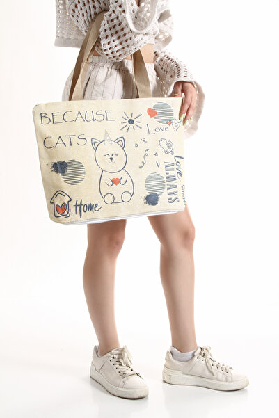 Savana Unisex Τσάντα Παραλίας και Κυριακάτικου Αγορά17