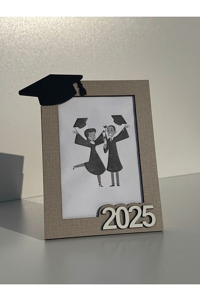 HARPİES Graduation Themed Picture Frame |   Decorative Gift |   5 Mdf Frames |   19*13cm |   Kh6013
