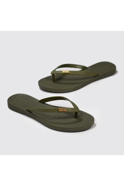 Tkees شبشب شاطئ كاكي فليب فلوب للسيدات TK-P206