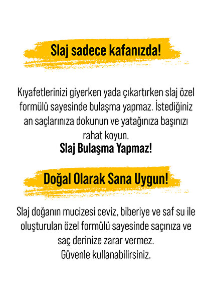 Slaj Seyrek Saç Kapatıcı Kalıcı Losyon – Anında Hacimli Doğal Görünüm - 50ml X 2 ADET