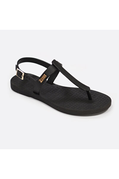 Tkees Women's Black Flip Flops Beach Sandals TK-P101