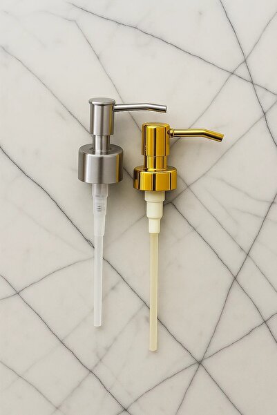 qussine Ανταλλακτική αντλία δοσομετρητή υγρού σαπουνιού 12 τεμαχίων - 6 Ασημί...