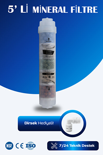 WaterMelon Su Arıtma Cihazları Için 5'li Alkali-detox-mineral Filtre