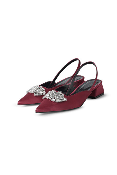 Letafia Ніколь Бордо Балетки з каменями