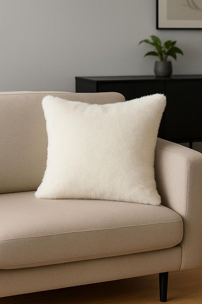 Miabella Home Pernă de pluș din țesătură premium - model iepure iepure, față-verso