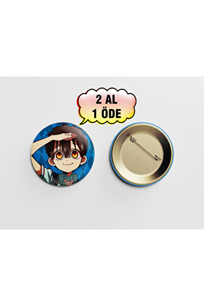 Akumastik Toilet-bound Hanako-kun 1 adet 44mm Arkası İğneli Buton Rozet - Anime
