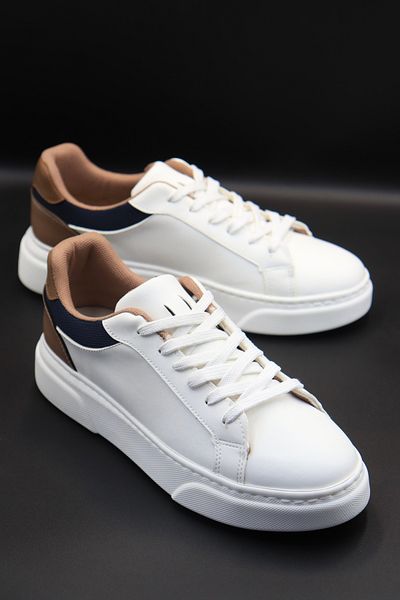 HEROD Men's White Sneaker Shoes | Lightweight Sole, City Style, Casual Casual