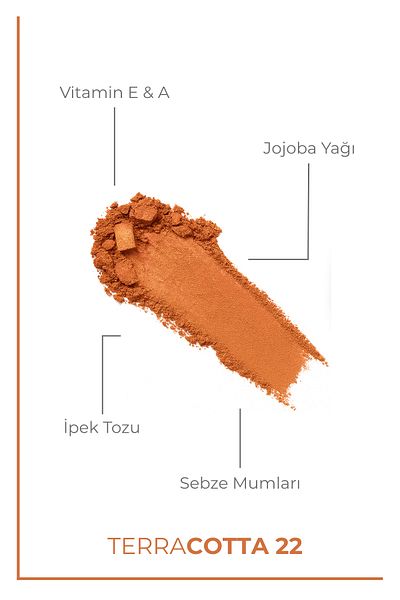 Sheida Terracotta Blush Powder No:22