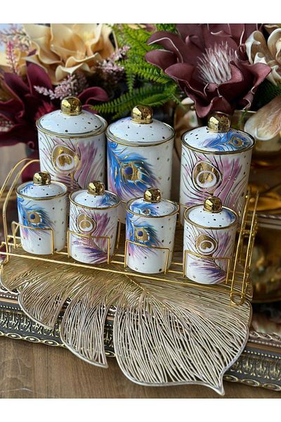 ROSSEV Gleam 7-Piece Spice Set with Stand