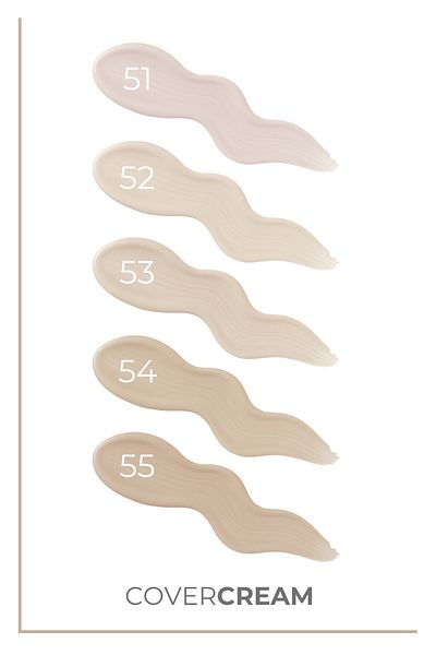Sheida Cover Cream Illuminating under Eye Concealer, Intense Pigment Concealer - No 53