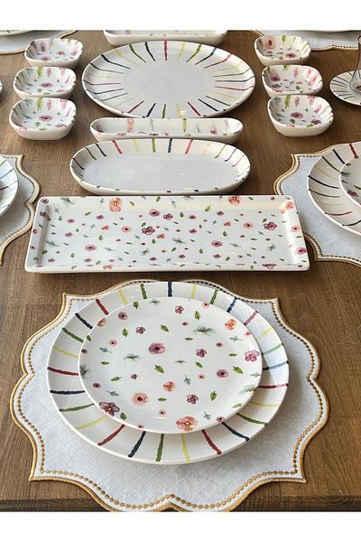 ROSSEV Breakfast Set Vega 49 Pieces for 6 People