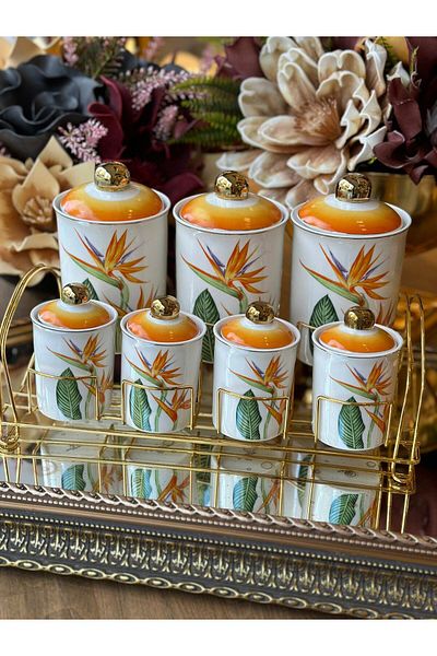 ROSSEV Amazon 7-Piece Spice Set with Stand