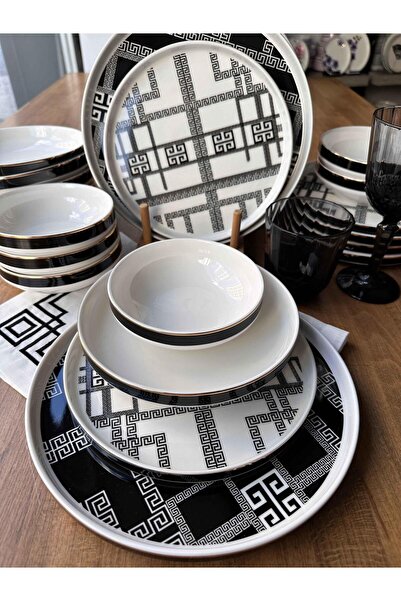 ROSSEV Yemek Takımı Modern Verona 24 Parça 6 Kişilik