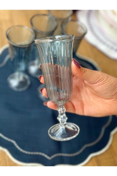 ROSSEV Splendid Blue Coffee and Water Glass-120cc