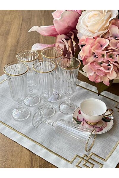 ROSSEV Splendid Gold Coffee Side Water Glass