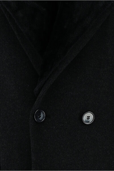 Abdullah Kiğılı Fur Collar Cashmere Coat