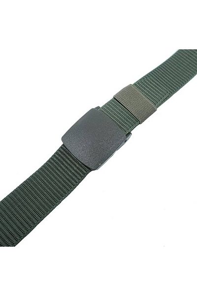 İZMİR ASKERİ MALZEME Khaki Colored Plastic Buckle Military Palaska Tactical Belt