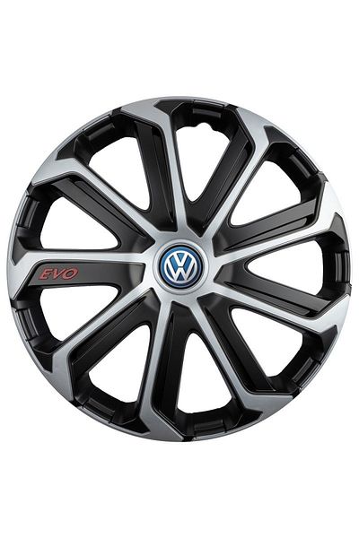 OEM Set de 4 capace de roți pentru Volkswagen, model Evo, R15, VOLKSWAGEN