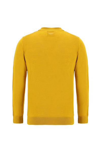 Abdullah Kiğılı Bato Yaka Regular Fit Yünlü Triko Kazak