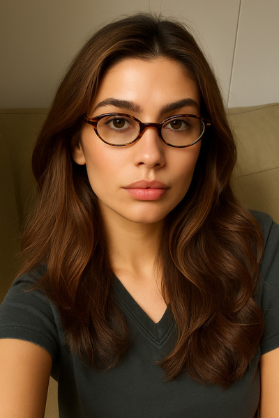 AGAPI Leopard Oval Women's Glasses